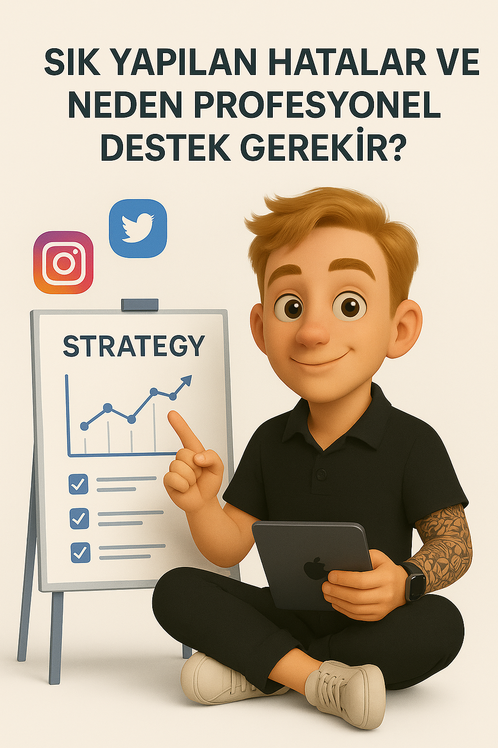 Sosyal medya stratejisi planlama örneği